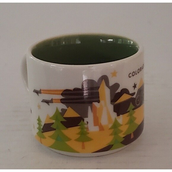 Starbucks Colorado You Are Here Collection 2 oz Espresso Mini Small Mug 2015 - Picture 4 of 12